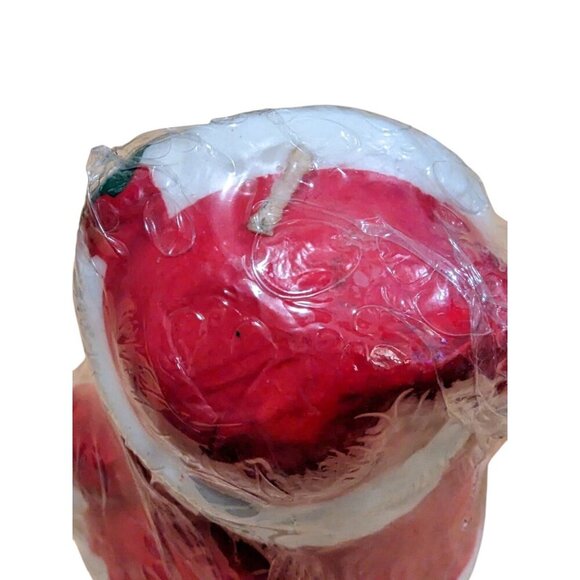 Vintage Mr and Mrs Santa Claus Candle 4 Inches Tall Christmas - Picture 5 of 5